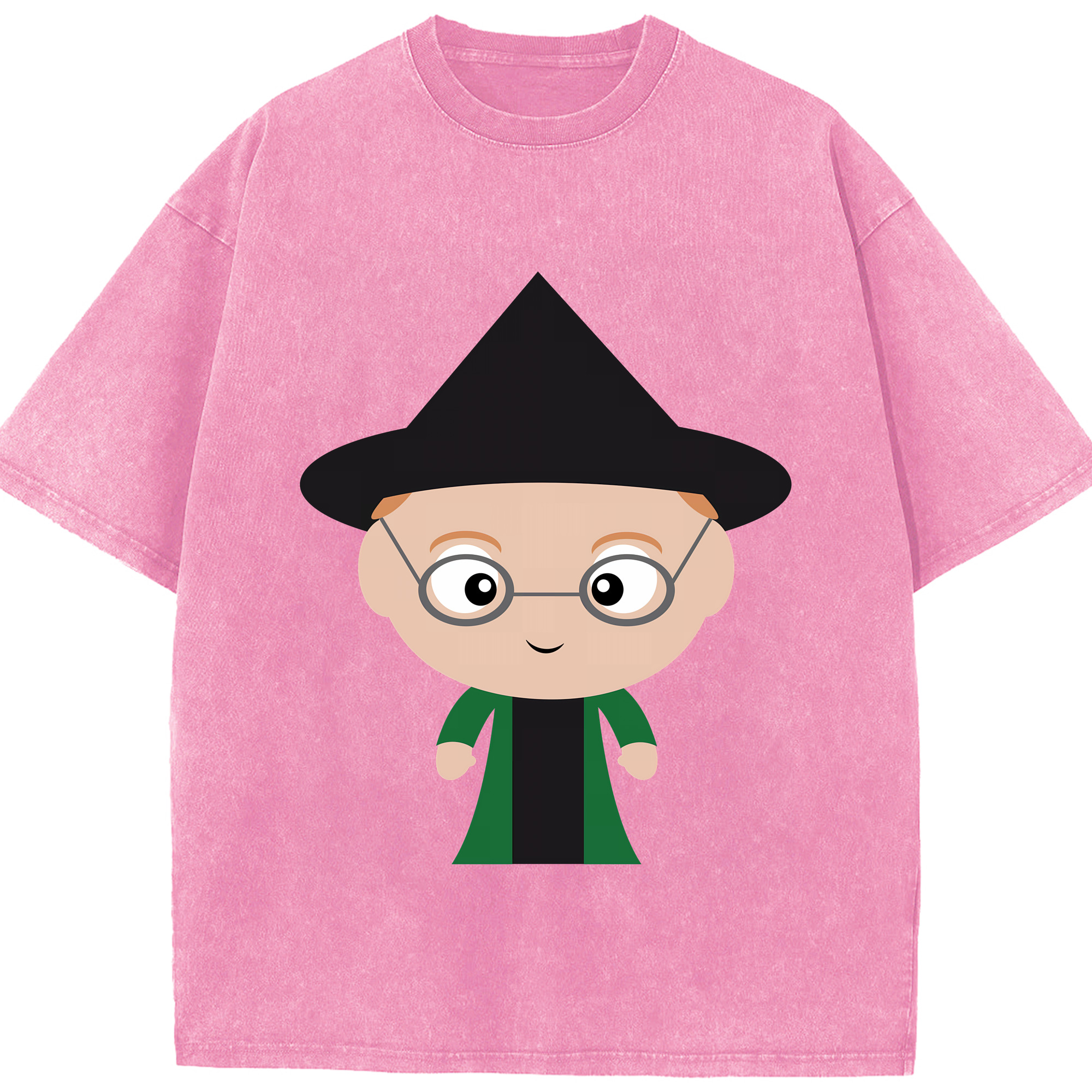 （画像用） Harry Potter ハリー・ポッターシリーズ 綿100% ヴィンテージ風 半袖Tシャツ（フロントプリント）
